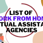 List of WORK FROM HOME Virtual Assistant Agencies