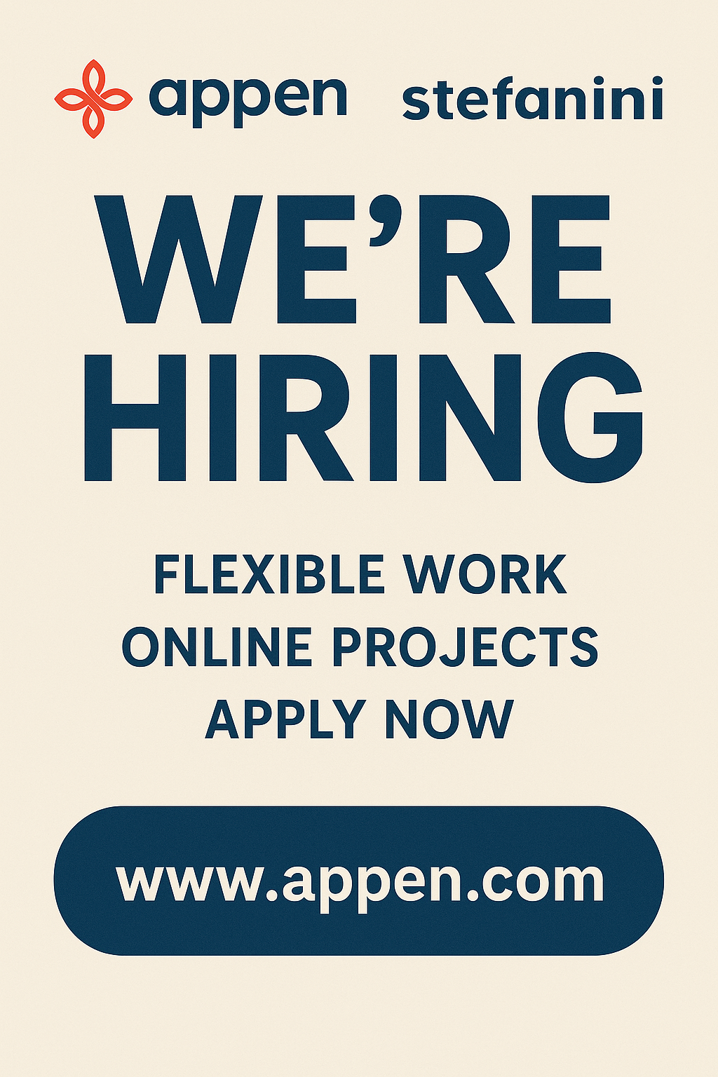 WORK FROM HOME- APPEN- STEFANINI