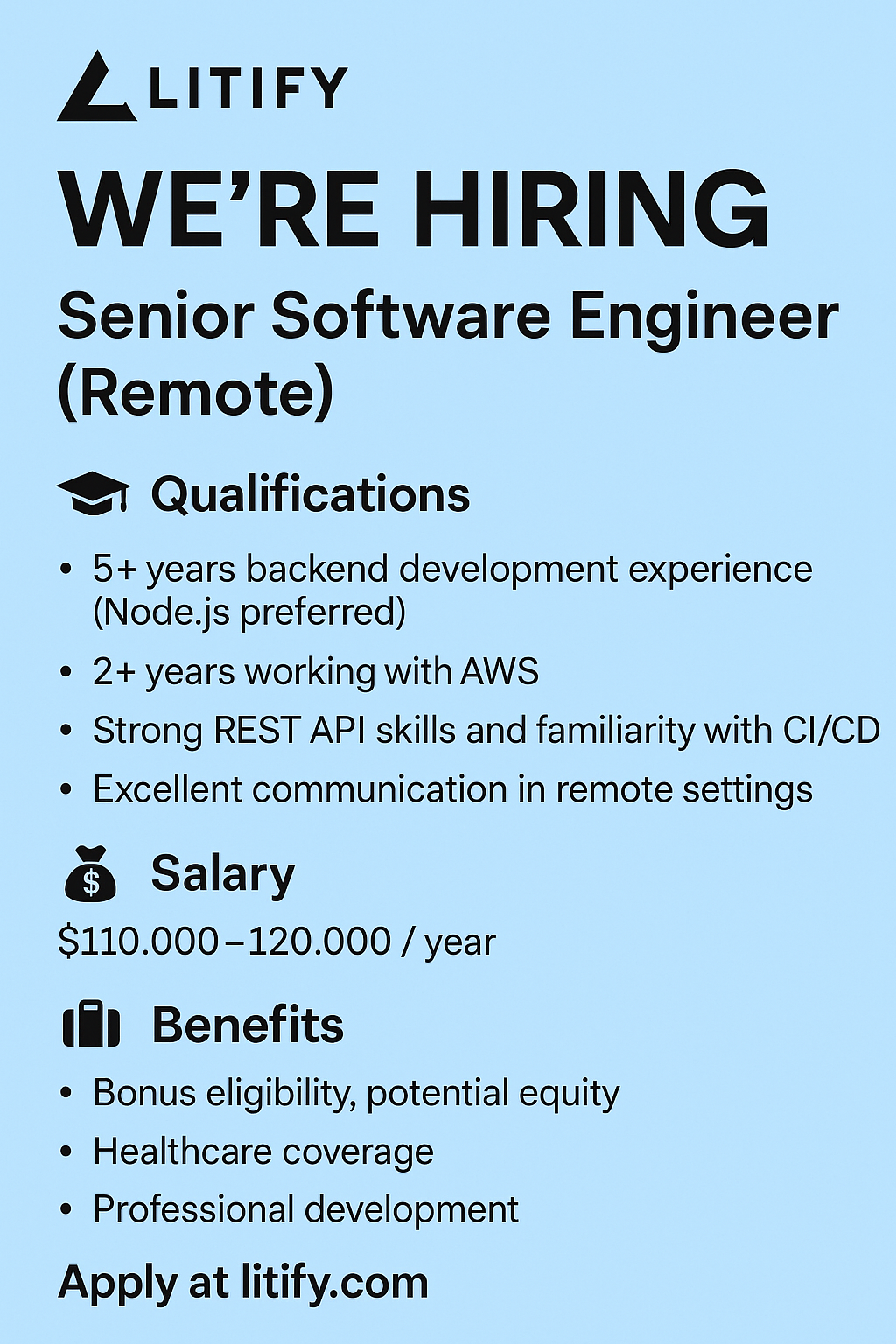 Start your career with Yassir & Litify